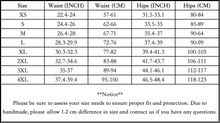Load image into Gallery viewer, sizing chart of luckypads washable period underwear
