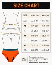 Load image into Gallery viewer, Mid Rise Period Brief | ≈3 Regular Tampons | OEKO-TEX Certified | Free Wet Bag &amp; Laundry Bag
