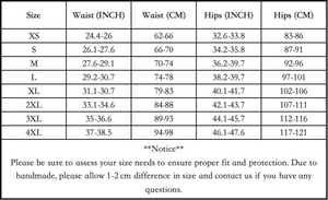 sizing chart of luckypads best lace period underwear
