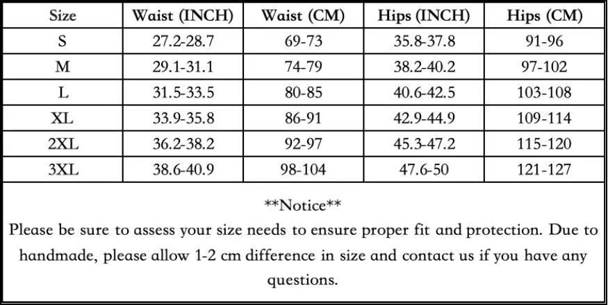 Size chart for Mid Rise Period Brief | ≈4 Regular Tampons | OEKO-TEX Certified | Free Wet Bag & Laundry Bag