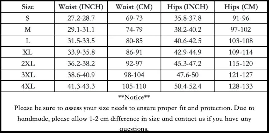 Size chart for Lace Period Brief | ≈4 Regular Tampons | OEKO-TEX Certified | Free Wet Bag & Laundry Bag