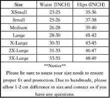 Load image into Gallery viewer, sizing chart of luckypads period thong underwear
