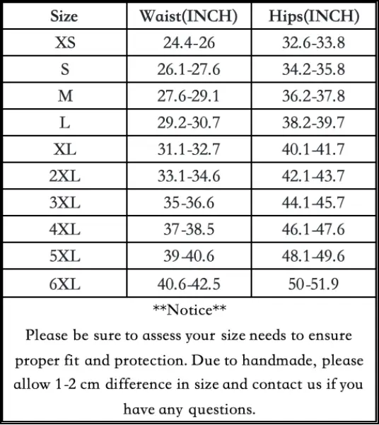 Size chart for Lace Period Brief | ≈2 Regular Tampons | OEKO-TEX Certified | Free Wet Bag & Laundry Bag