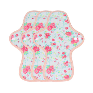 3-piece Luckypads reusable menstrual pads, Day Pads
