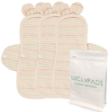 Load image into Gallery viewer, 3-piece Organic Cotton Reusable Menstrual Pads(3 Sizes Optional)

