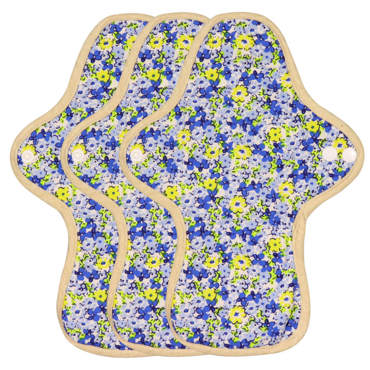 3-piece Luckypads reusable menstrual pads, Day Pads