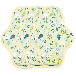 3-piece Luckypads reusable menstrual pads, Day Pads