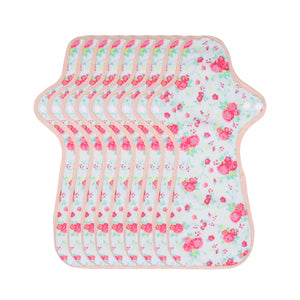 9-piece Luckypads reusable menstrual pads, Night Pads Plus