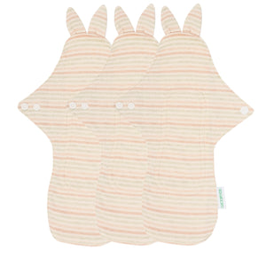 3-piece Luckypads reusable menstrual pads, Day Pads Plus