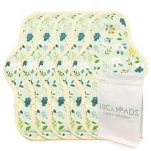 Load image into Gallery viewer, 5-piece Organic Cotton Reusable Menstrual Pads for Heavy Flow(7 Patterns Optional)
