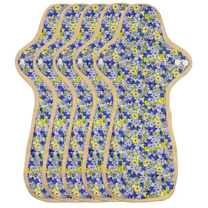5-piece Luckypads reusable menstrual pads for heavy flow, Night Pads Plus