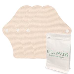 3-Piece Organic Cotton Reusable Panty Liners(11 Patterns Optional)