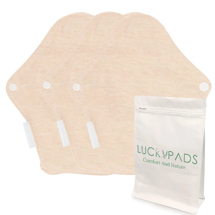 3-Piece Organic Cotton Reusable Panty Liners(11 Patterns Optional)