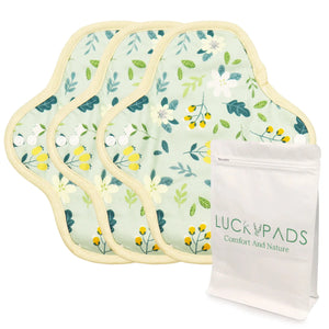 3-Piece Organic Cotton Reusable Panty Liners(11 Patterns Optional)