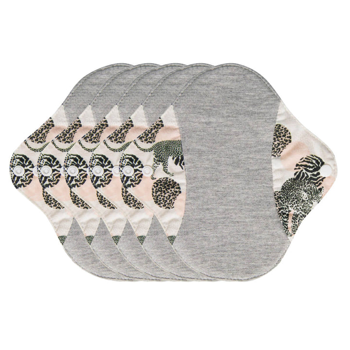 5-piece Luckypads reusable pantyliners