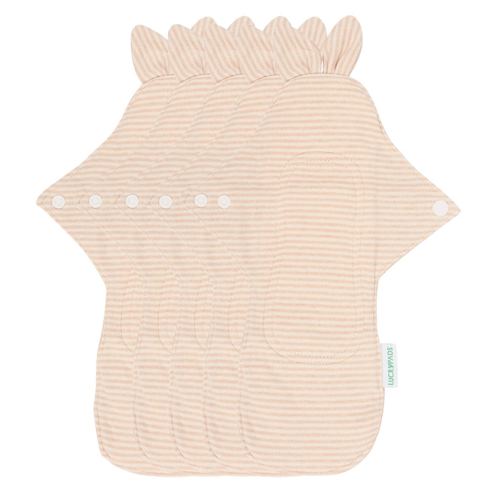 5-piece Luckypads reusable period pads, Day Pads Plus