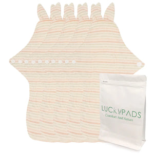 5-piece 11" Organic Cotton Reusable Period Pads