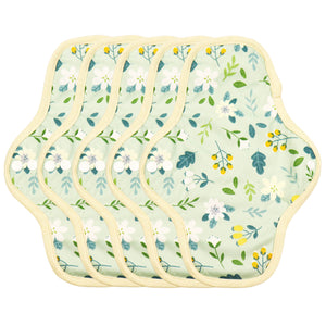 5-piece Luckypads reusable sanitary pads, Day Pads