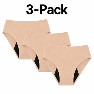 Seamless High Waisted Period Brief | ≈3 Regular Tampons | OEKO-TEX Certified | Free Wet Bag & Laundry Bag