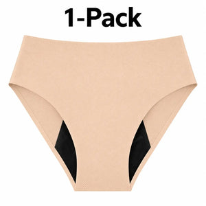 Seamless High Waisted Period Brief | ≈3 Regular Tampons | OEKO-TEX Certified | Free Wet Bag & Laundry Bag