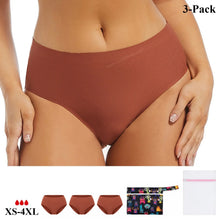 Load image into Gallery viewer, Seamless High Waisted Period Brief | ≈3 Regular Tampons | OEKO-TEX Certified | Free Wet Bag &amp; Laundry Bag
