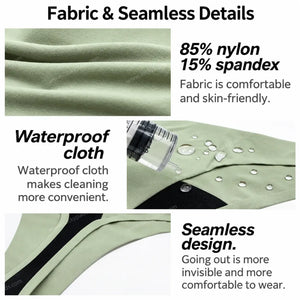 Mid Rise Seamless Period Thong | ≈2 Regular Tampons | OEKO-TEX Certified | Free Wet Bag & Laundry Bag