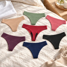 Load image into Gallery viewer, Mid Rise Seamless Period Thongs | ≈1/2 Regular Tampons | OEKO-TEX Certified | Free Wet Bag &amp; Laundry Bag
