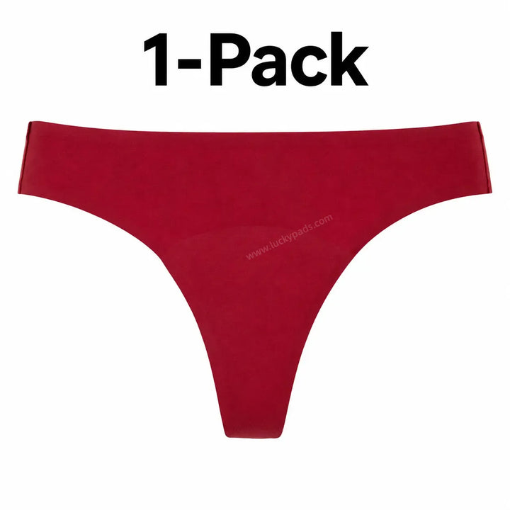 Mid Rise Seamless Period Thongs | ≈1/2 Regular Tampons | OEKO-TEX Certified | Free Wet Bag & Laundry Bag