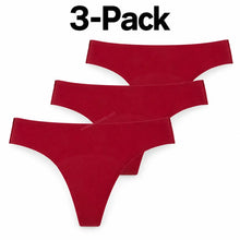 Load image into Gallery viewer, Mid Rise Seamless Period Thongs | ≈1/2 Regular Tampons | OEKO-TEX Certified | Free Wet Bag &amp; Laundry Bag
