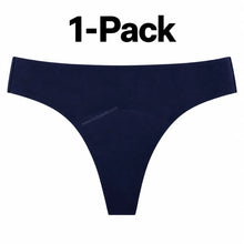Load image into Gallery viewer, Mid Rise Seamless Period Thongs | ≈1/2 Regular Tampons | OEKO-TEX Certified | Free Wet Bag &amp; Laundry Bag
