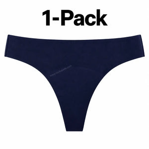 Mid Rise Seamless Period Thongs | ≈1/2 Regular Tampons | OEKO-TEX Certified | Free Wet Bag & Laundry Bag