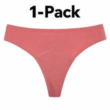 Load image into Gallery viewer, Mid Rise Seamless Period Thongs | ≈1/2 Regular Tampons | OEKO-TEX Certified | Free Wet Bag &amp; Laundry Bag
