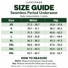 Load image into Gallery viewer, High Waisted Seamless Period Brief | ≈5 Regular Tampons | OEKO-TEX Certified | Free Wet Bag &amp; Laundry Bag
