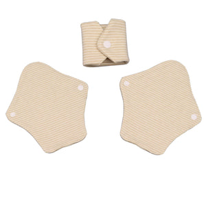 Top layer and waterproof PUL layer of Luckypads washable panty liners