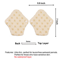 Load image into Gallery viewer, 5-piece Panty Liners 7*5.9 inches (No Waterproof Layer)
