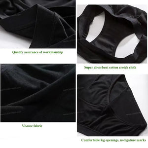 details of  luckypads bamboo period underwear