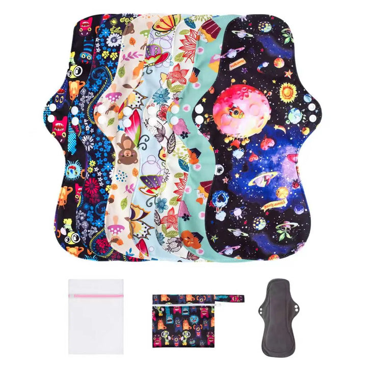 Front View of luckypads bamboo sanitary pads