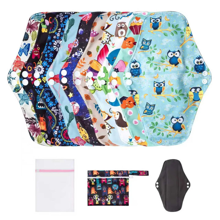Front View of luckypads bamboo sanitary pads