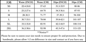 sizing chart of luckypads best period swimwear