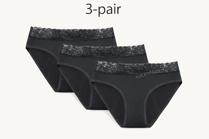 Detachable Absorbent Period and Bladder Leak Underwear - Brief- Moderate Flow