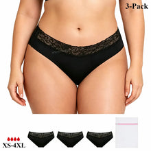 Load image into Gallery viewer, Detachable Lace Period Brief | ≈4 Regular Tampons | OEKO-TEX Certified | Free Wet Bag &amp; Laundry Bag
