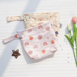 Double Zipper Carry Bag 10.24*8.66*1.97 Inches(26*22*5CM)