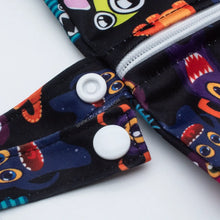 Load image into Gallery viewer, details_of_luckypads_double_zipper_carry_bag
