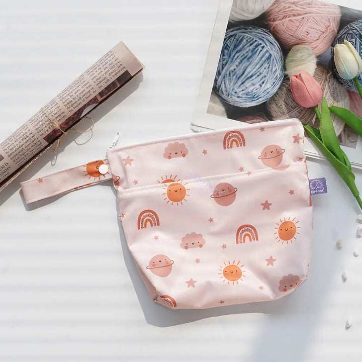 Double Zipper Carry Bag 10.24*8.66*1.97 Inches(26*22*5CM)