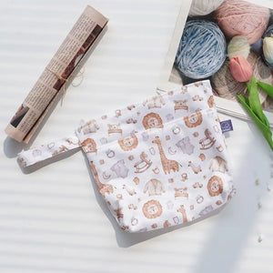 Double Zipper Carry Bag 10.24*8.66*1.97 Inches(26*22*5CM)