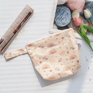 Double Zipper Carry Bag 10.24*8.66*1.97 Inches(26*22*5CM)
