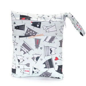 Double Zipper Pouch 7.09*5.71 Inches(18*14.5CM)