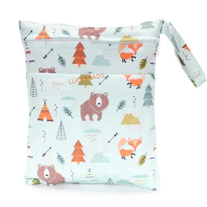 Double Zipper Pouch 7.09*5.71 Inches(18*14.5CM)