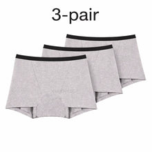 Load image into Gallery viewer, 3-Pair Absorbent Period and Bladder Leak Underwear - Boxer - Super Heavy Flow
