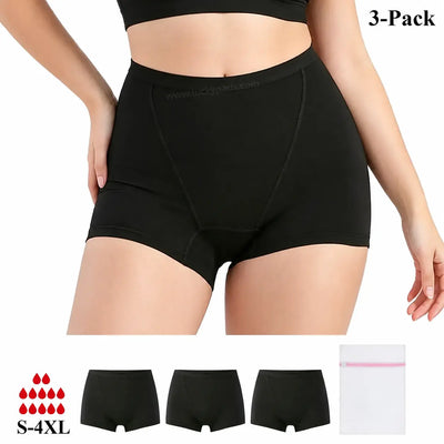 High Waisted Period Boxer | ≈12 Regular Tampons | OEKO-TEX Certified | Free Wet Bag & Laundry Bag